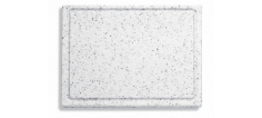 Krájecí prkénko bíle mramorované  26,5 x 32,5 x 1,8 cm