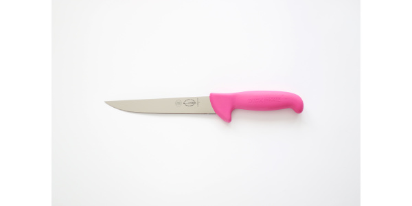 Vykrvovací nůž 18 cm - růžový
