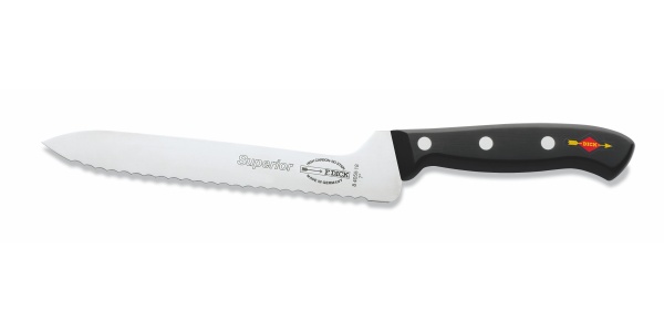 Sendvičový nůž s vlnitým výbrusem v délce 18 cm