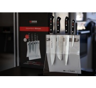 Bílý magnetický stojan s kovanými noži ze série Premier Plus