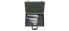 Kuchařský magnetický kufr s kovaným a lisovaným příslušenstvím
