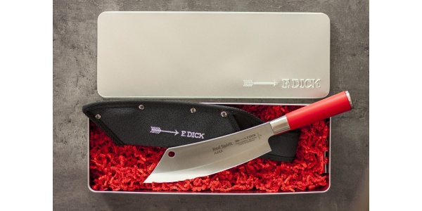 Kuchařský nůž AJAX ze série Red Spirit s pouzdrem v dárkové krabičce