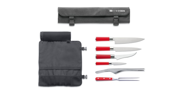 Textilní 6 dílné pouzdro s příslušenstvím RED Spirit