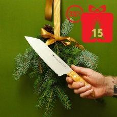 Nůž s vlnitým výbrusem ze série VIVUM v délce 18 cm