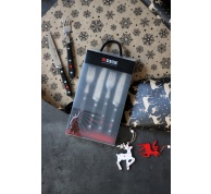 Steaková 4 dílná sada kovaná