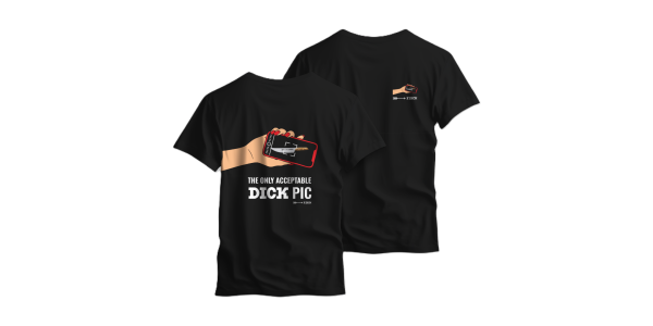 Tričko s nápisem "DICK PIC" - XXXL