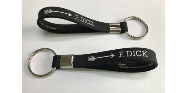 F. Dick silikonová klíčenka se smyčkou