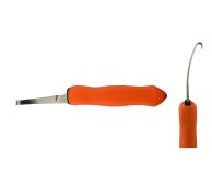 Kopytní nůž EXPERT GRIP 2K levý, dlouhé úzké ostří oranžový