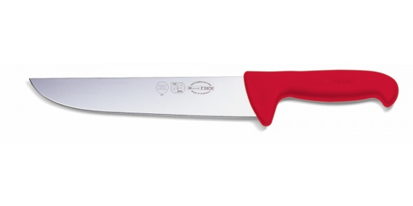 Blokový nůž, červený v délce 18 cm