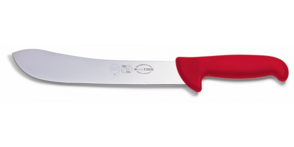 Blokový nůž, červený v délce 30 cm