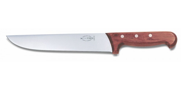 Blokový nůž se dřevěnou rukojetí v délce 21 cm