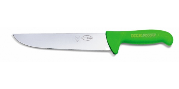 Blokový nůž, zelený v délce 26 cm