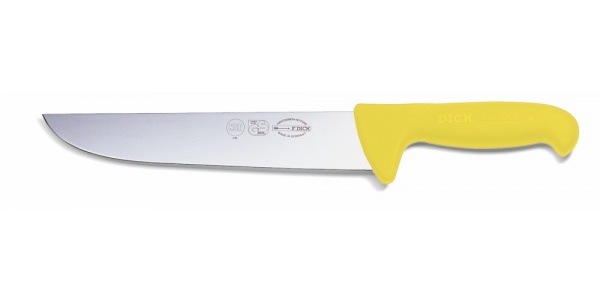 Blokový nůž, žlutý v délce 26 cm