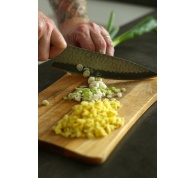 Kuchařský nůž DarkNitro kovaný v délce 21 cm