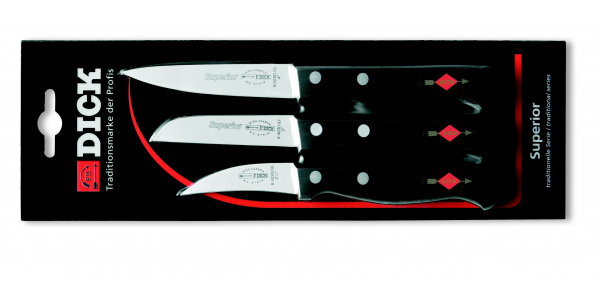 Dárková 3 dílná sada lisovaných nožů Dick ze série Superior