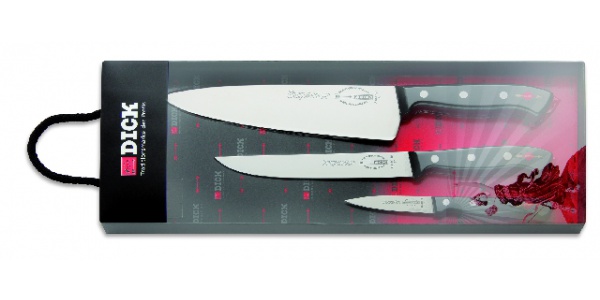 Dárková 3 dílná sada lisovaných nožů Dick ze série Superior