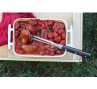 Vidlička na maso kovaná s úzkým vpichem v délce 15 cm