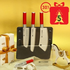 F. Dick Sada dřevěných nožů pro děti, Red Spirit