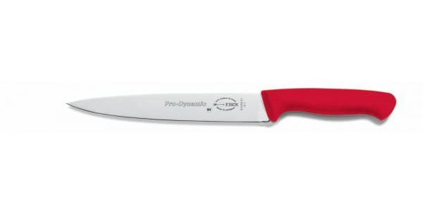 Dranžírovací nůž, červený v délce 21 cm