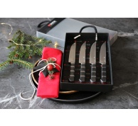 Steaková 4 dílná sada nožů s hladkou čepelí série 1905