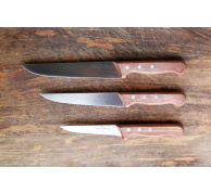 F. Dick Sada 3 nožů se dřevěnou rukojetí 18 cm, 13 cm a 21 cm