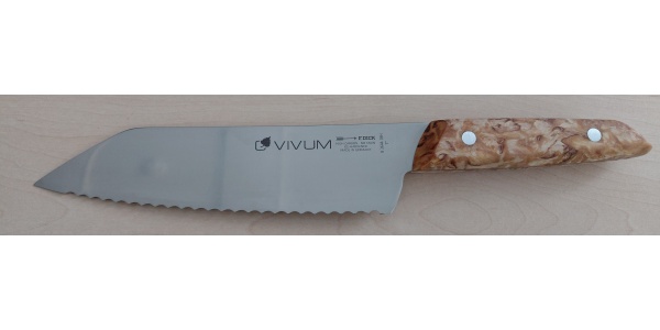 Nůž s vlnitým výbrusem ze série VIVUM v délce 18 cm – OUTLET