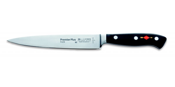 Filetovací nůž kovaný, ohebný v délce 18 cm