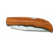 Kapesní zavírací nůž s rukojetí z olivového dřeva v délce 9 cm