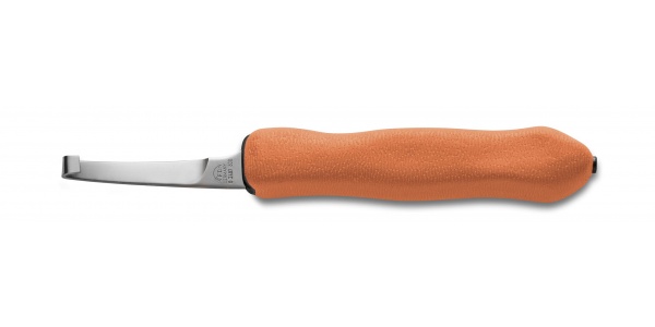 Kopytní nůž EXPERT GRIP 2K levý, dlouhé úzké ostří oranžový
