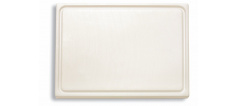 Krájecí prkénko,  bílé 53 x 32,5 x 1,8 cm