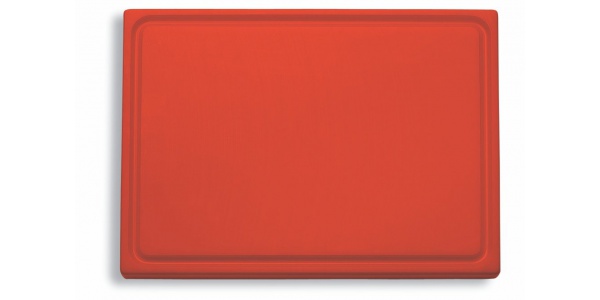 Krájecí prkénko,  červené  53 x 32,5 x 1,8 cm