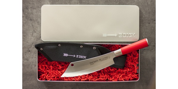 Kuchařský nůž AJAX ze série Red Spirit s pouzdrem v dárkové krabičce