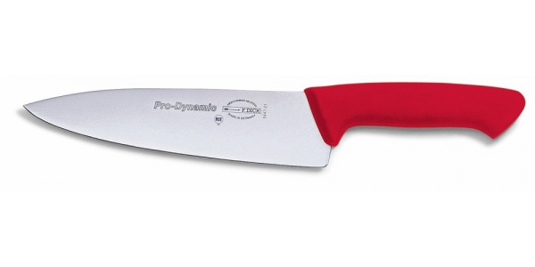 Kuchařský nůž, červený v délce 21 cm