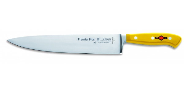 Kuchařský nůž Premier Plus kovaný, žlutý v délce 26 cm
