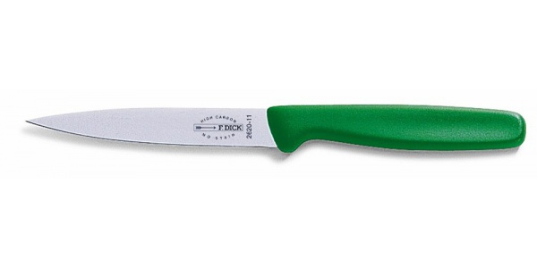 Kuchyňský nůž, zelený v délce 11 cm
