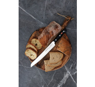 Nůž na chléb kovaný s vlnitým výbrusem v délce 21 cm