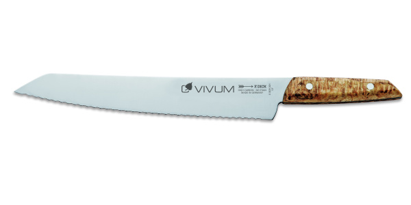 Nůž na pečivo s vlnitým výbrusem ze série VIVUM v délce 26 cm
