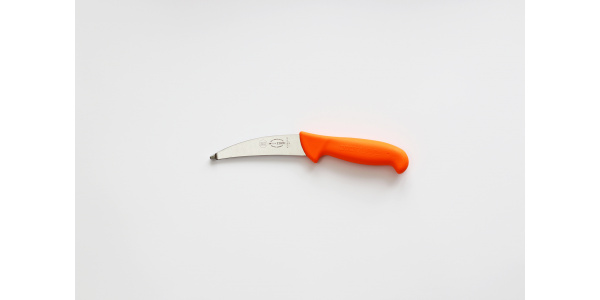 Nůž na vnitřnosti s částečně zubatým ostřím 12 cm - oranžový