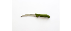 Nůž na vnitřnosti s částečně zubatým ostřím - zelený