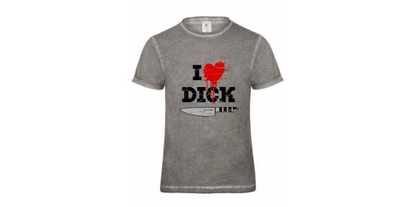 Pánské tričko s nápisem "I love DICK"