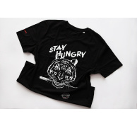 Pánské tričko s nápisem "STAY HUNGRY"