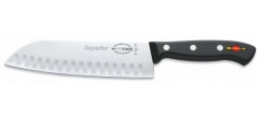 Santoku Dick lisovaný se speciálním výbrusem ze série Superior v délce 18 cm