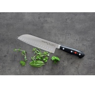 Santoku Premier Plus kovaný se speciálním výbrusem v délce 18 cm