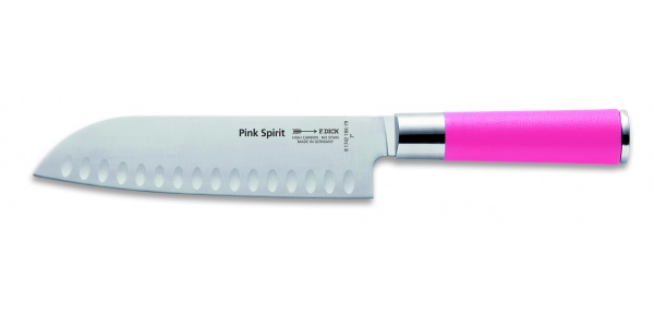 Santoku se speciálním výbrusem Dick ze série PINK SPIRIT v délce 18 cm