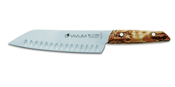 Santoku se speciálním výbrusem ze série VIVUM v délce 18 cm