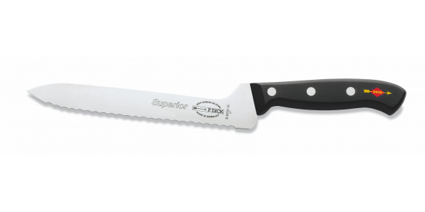 Sendvičový nůž s vlnitým výbrusem v délce 18 cm – POUŽITÝ