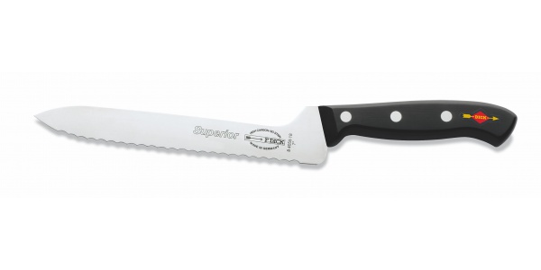 Sendvičový nůž s vlnitým výbrusem v délce 18 cm