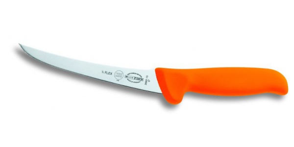Speciální vykosťovací nůž se zahnutou čepelí, poloohebný v délce 10 cm