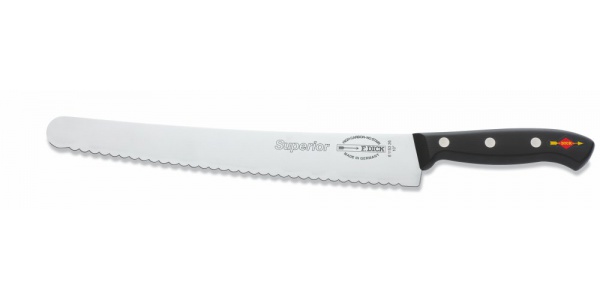 Víceúčelový nůž s vlnitým výbrusem v délce 26 cm