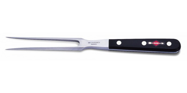 Vidlička na maso kovaná s úzkým vpichem v délce 15 cm